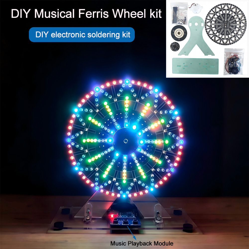 Diy Home Electronics Projects - Diy electronic kits LED-Lit Musical Ferris