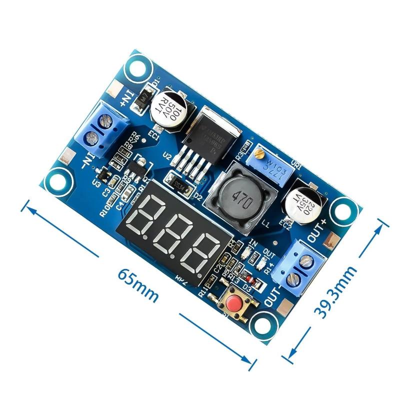 Diy Electronics Supplies - LM2596 Power Supply Module With Display