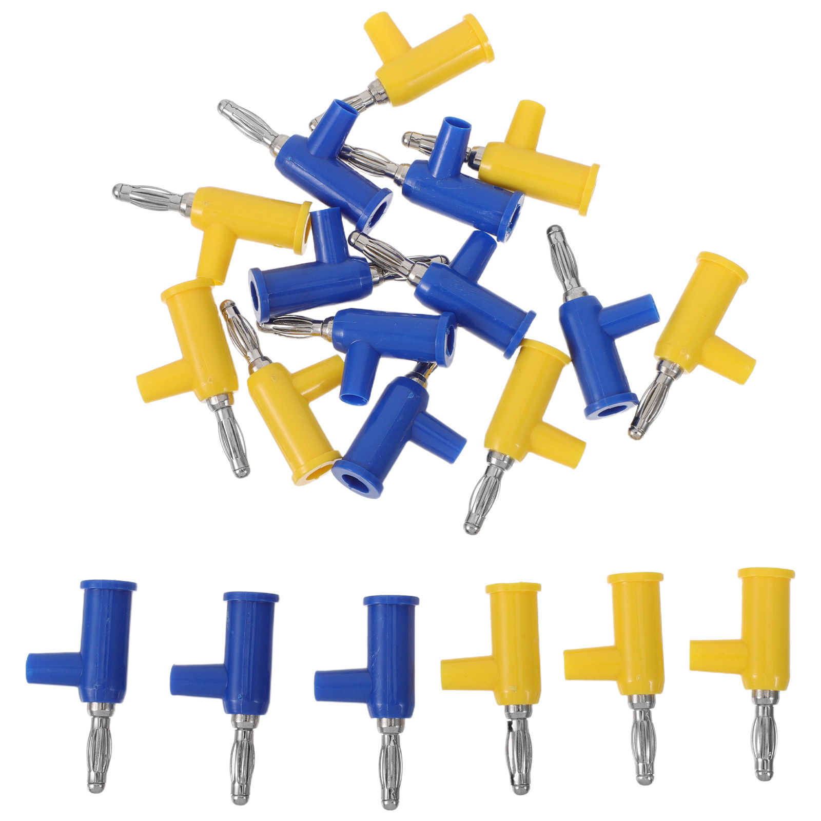 Diy Electronics Lab - 20Pcs Banana Plug Connector 4Mm Gun-Style