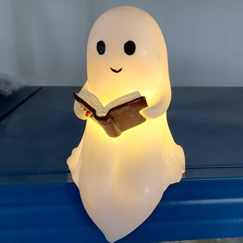 New Cute Ghost Reading Book La - Diy Halloween Electronics ulasan dan harga