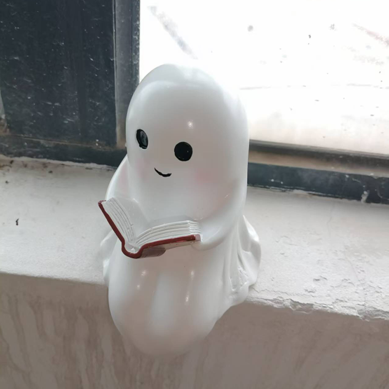 New Cute Ghost Reading Book La - Diy Halloween Electronics ulasan dan harga