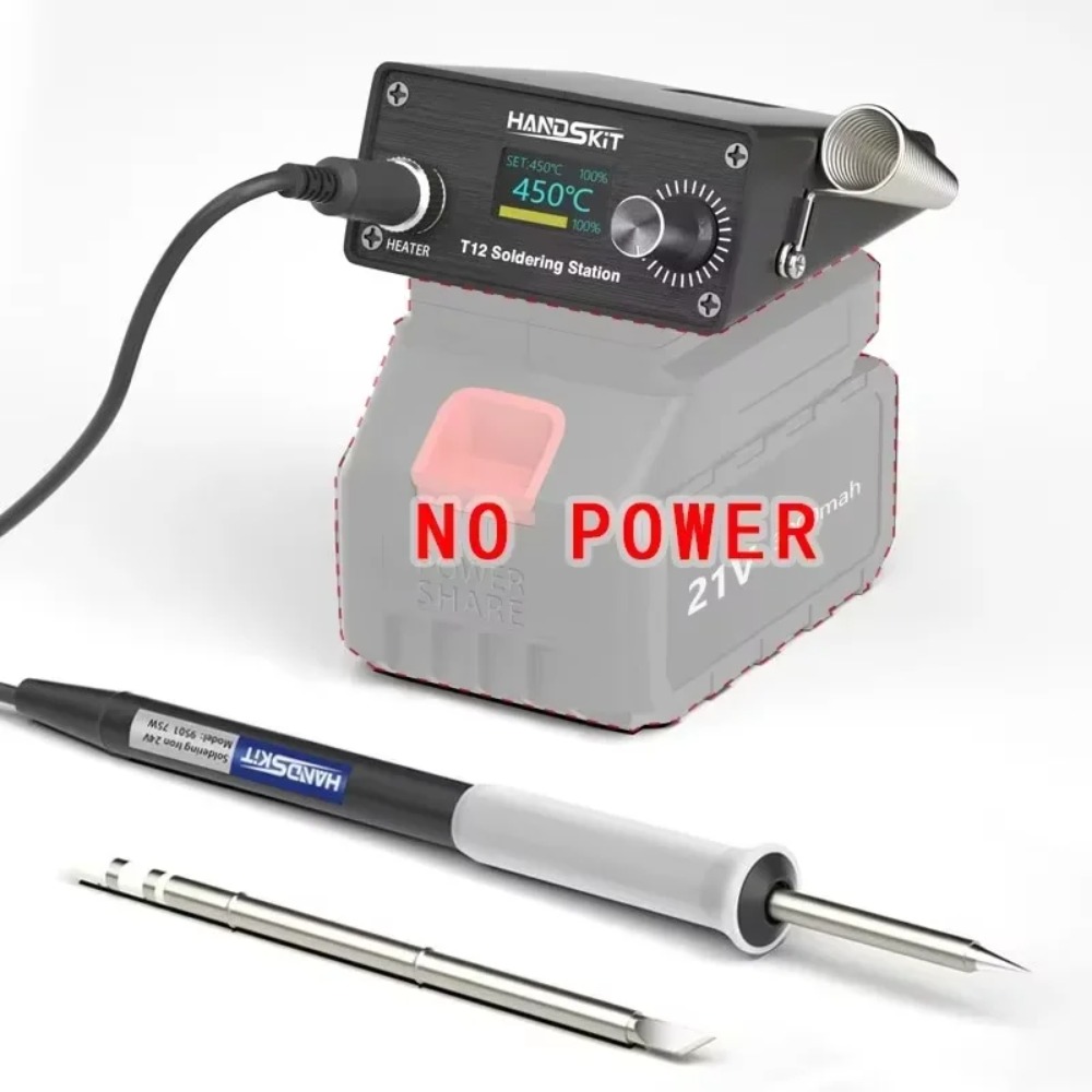 T12 Cordless Portable Solderin - Diy Soldering Station No Electronics ulasan dan harga