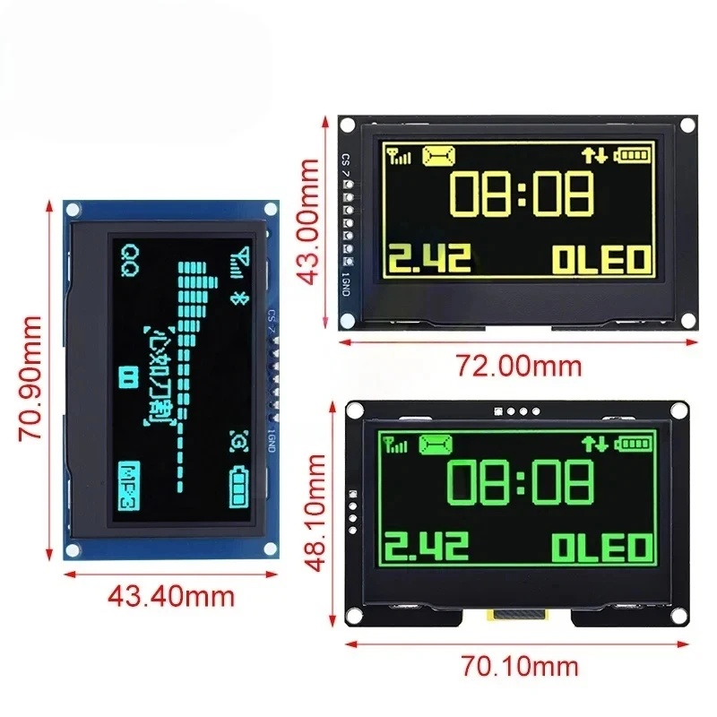2.42 Inch 2.42 OLED Display Mo - Oled Display Module ulasan dan harga