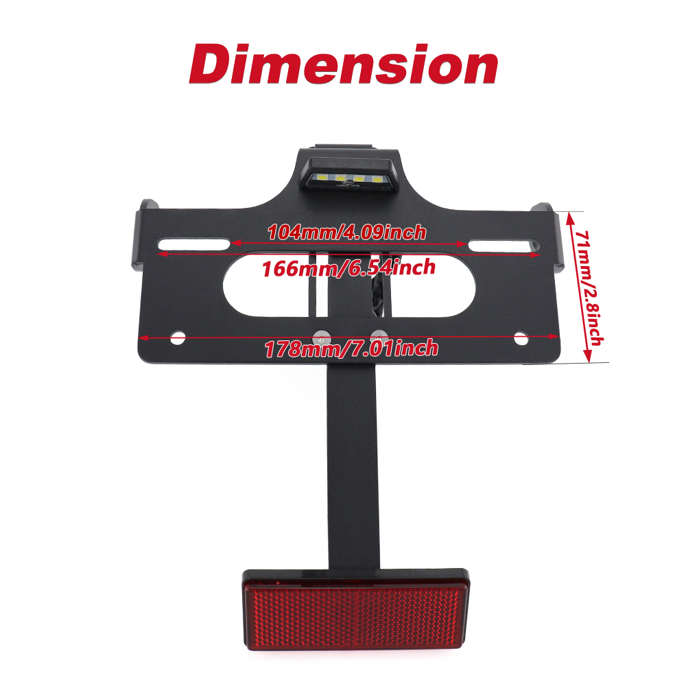 License Plate Holder Bracket L - Led Assortment Kit ulasan dan harga