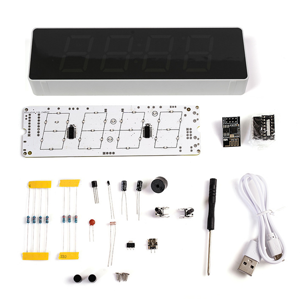 ESP8266 IoT Colorful WiFi Cloc - Diy Home Electronics Projects ulasan dan harga