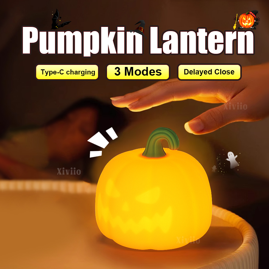 Halloween Pumpkin Lamp Super S - Diy Halloween Electronics ulasan dan harga