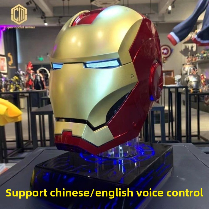 Iron Man MK5 Helmet Jarvis Voi - Diy Halloween Electronics ulasan dan harga