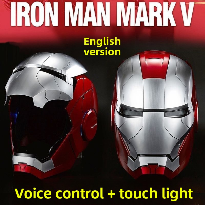 Iron Man MK5 Helmet Jarvis Voi - Diy Halloween Electronics ulasan dan harga