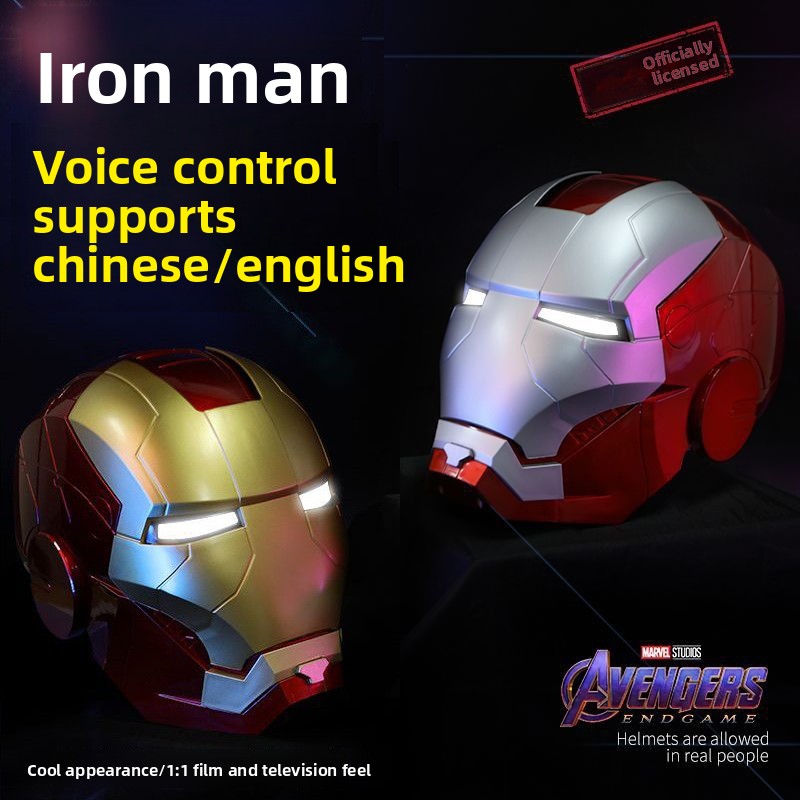 Iron Man MK5 Helmet Jarvis Voi - Diy Halloween Electronics ulasan dan harga
