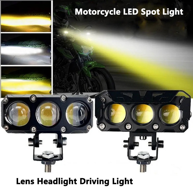 Dual Color Motorcycle LED Spot - Diy Lamp Electronics ulasan dan harga