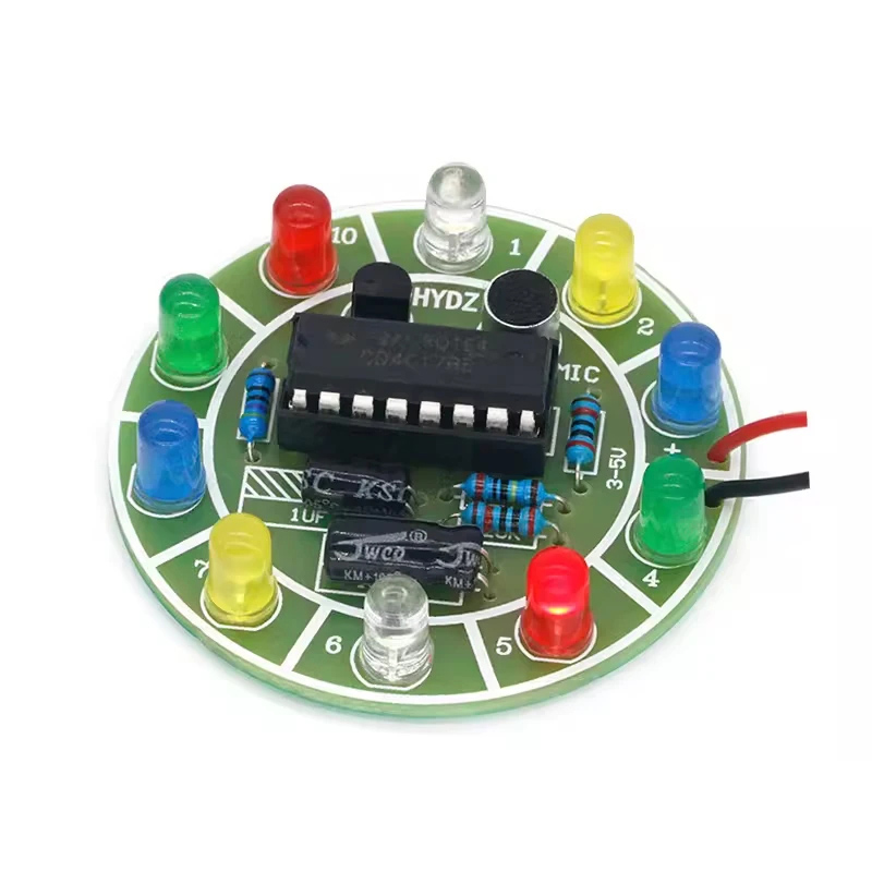 CD4017 Colorful Voice Control  - Diy Electronics Lab ulasan dan harga