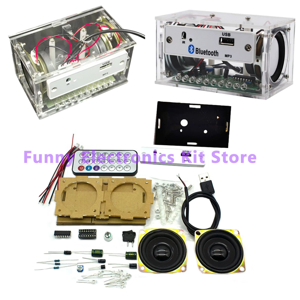 DIY Bluetooth Speaker Kit Whit - Diy Electronics Learning Kit ulasan dan harga