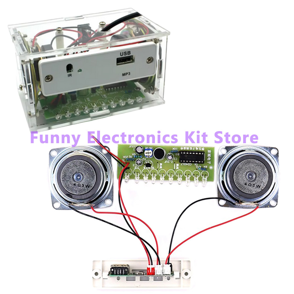 DIY Bluetooth Speaker Kit Whit - Diy Electronics Learning Kit ulasan dan harga
