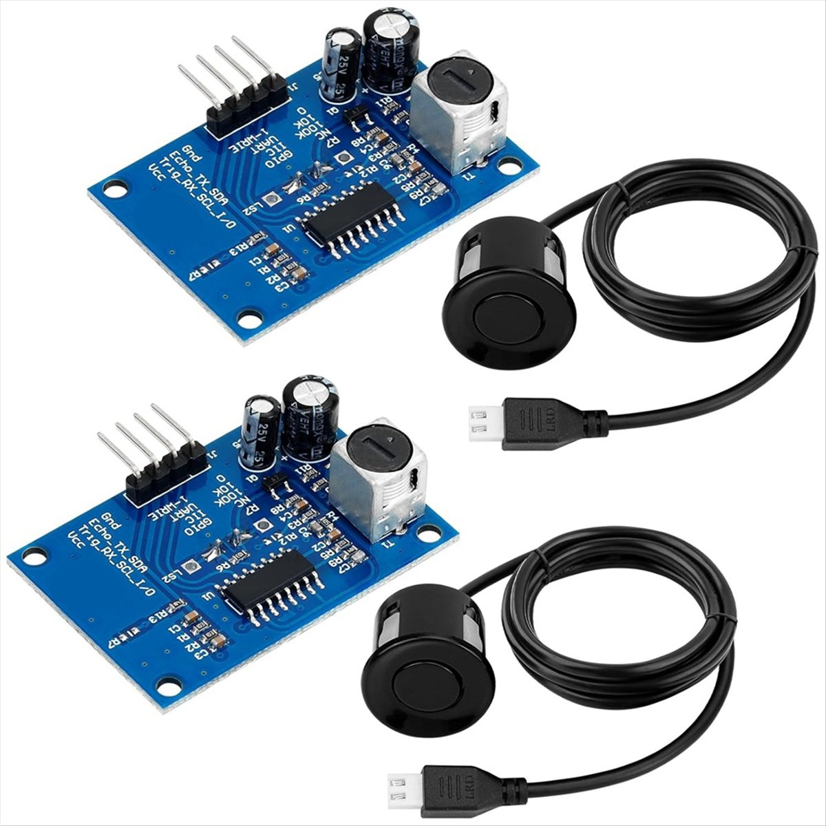 DT38 2pcs Ultrasonic Distance  - Ultrasonic Sensor Hc ulasan dan harga