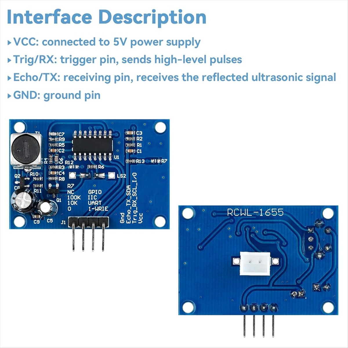 DT38 2pcs Ultrasonic Distance  - Ultrasonic Sensor Hc ulasan dan harga