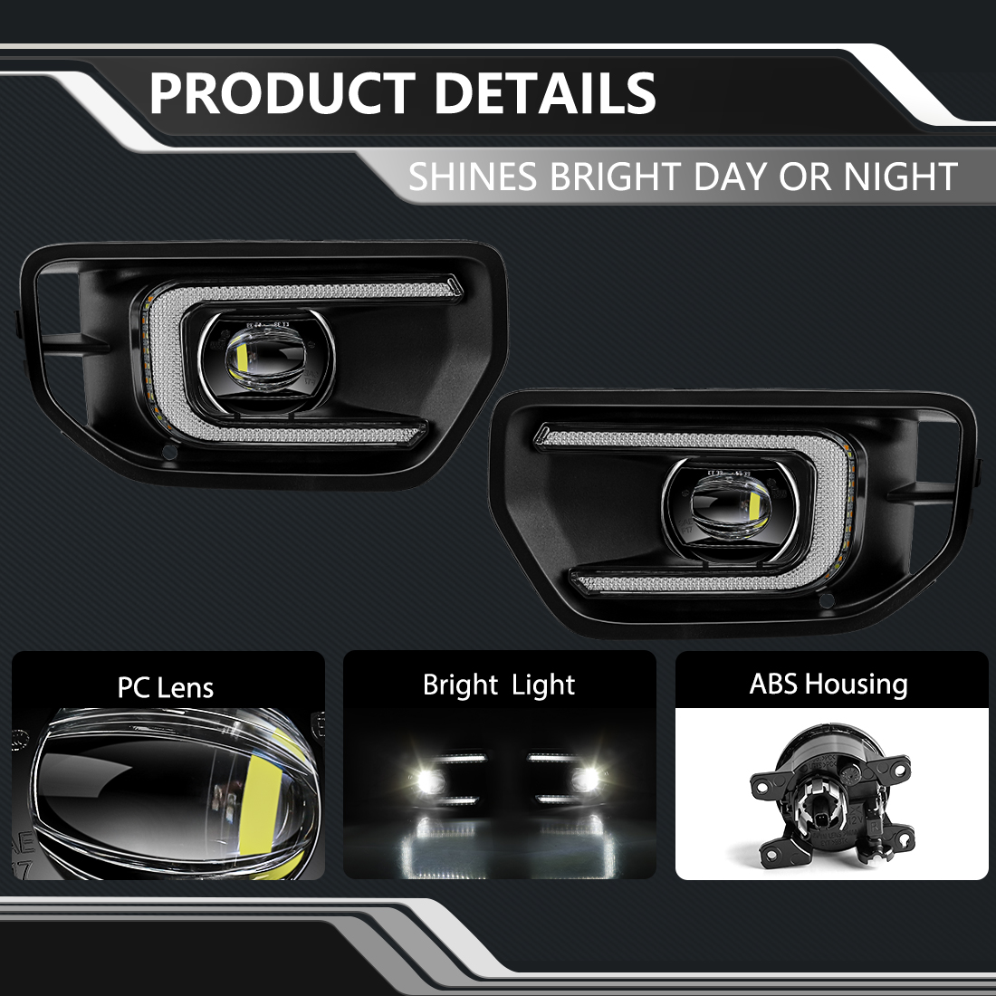 1 Set LED DRL Fog Lamp For For - Led Assortment Kit ulasan dan harga
