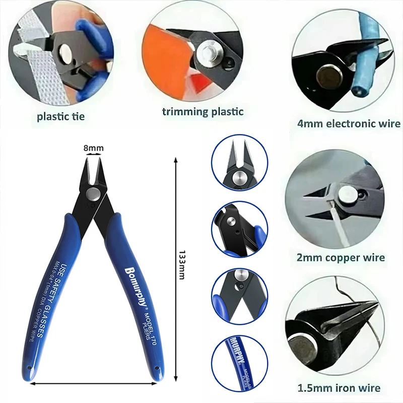 170 Electronic Diagonal Pliers - Diy Home Electronics Projects ulasan dan harga