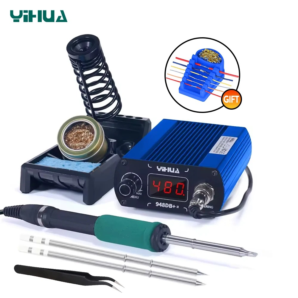 YIHUA 948DB+-II 75W Quick Heat - Diy Soldering Station No Electronics ulasan dan harga