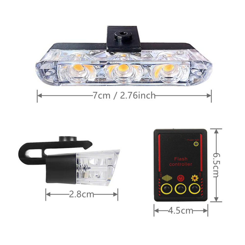 12V Car Grille Strobe Light He - Diy Lamp Electronics ulasan dan harga