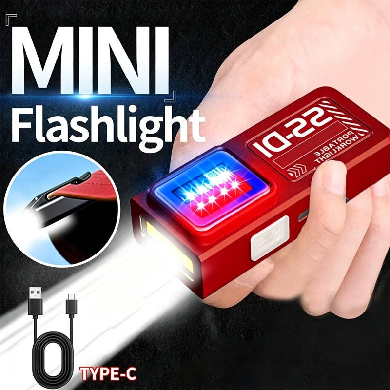 1/2PCS Mini COB LED Flashlight - Diy Lamp Electronics ulasan dan harga