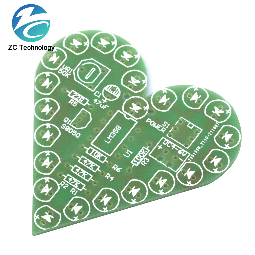 DIY Kit Heart Shape Breathing  - Diy Electronics Learning Kit ulasan dan harga