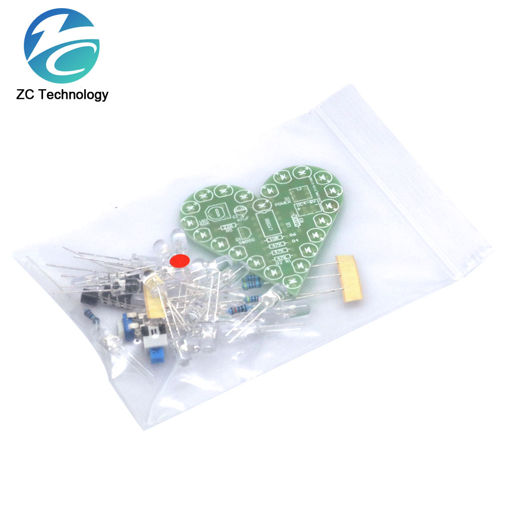 DIY Kit Heart Shape Breathing  - Diy Electronics Learning Kit ulasan dan harga