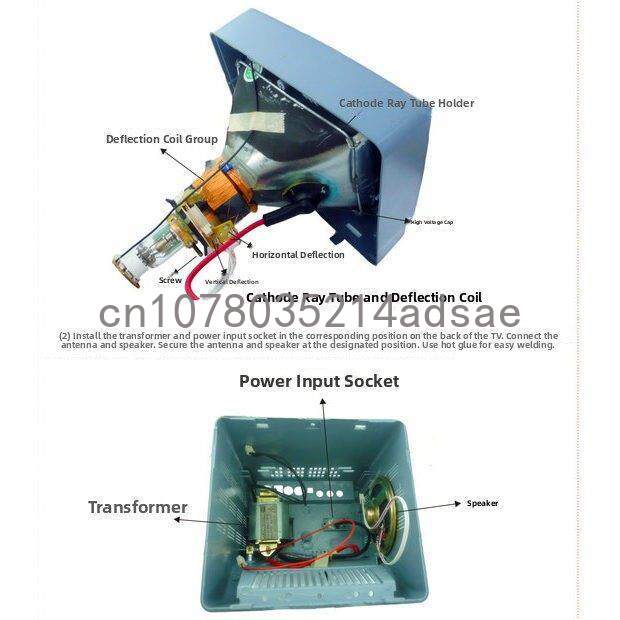5.5 Inch Black & White TV Main - Diy Projects With Electronics ulasan dan harga