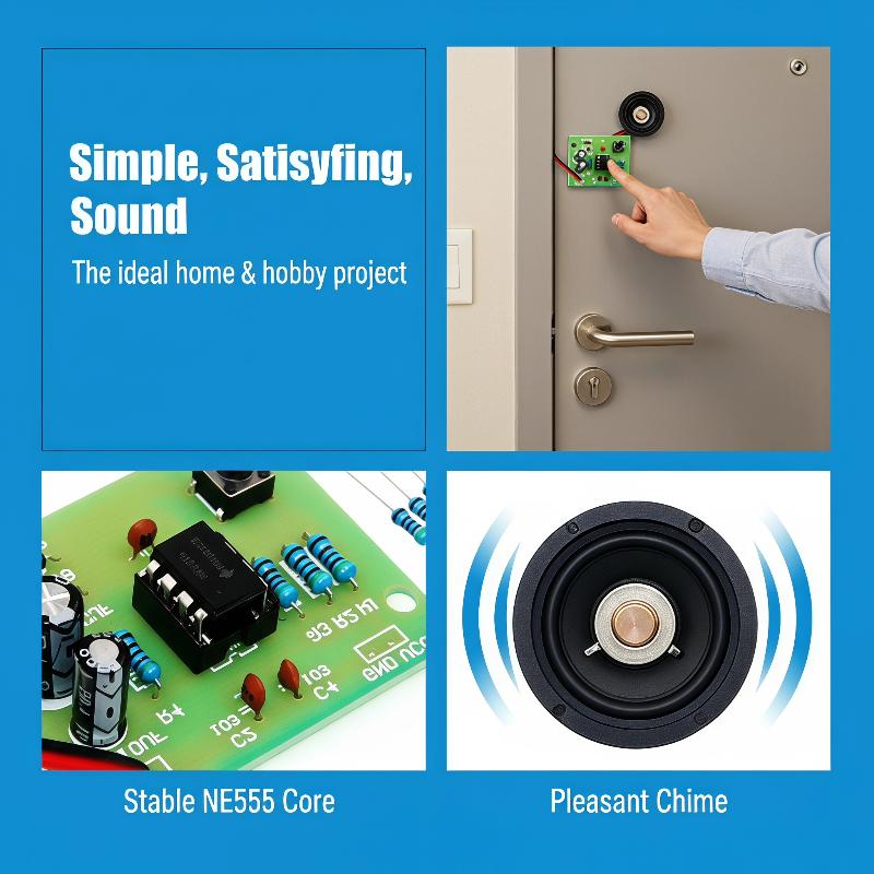 NE555 Doorbell DIY Soldering P - Diy Home Electronics Projects ulasan dan harga