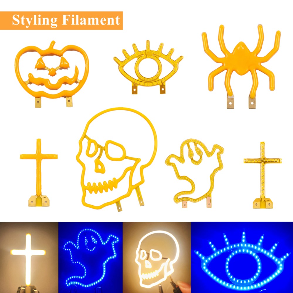 1/2pcs 3V LED Filament Emittin - Diy Halloween Electronics ulasan dan harga