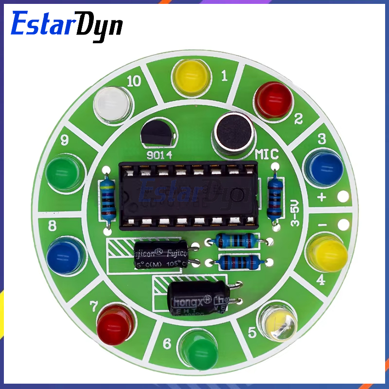 Estardyn CD4017 colorful voice - Diy Electronics Lab ulasan dan harga
