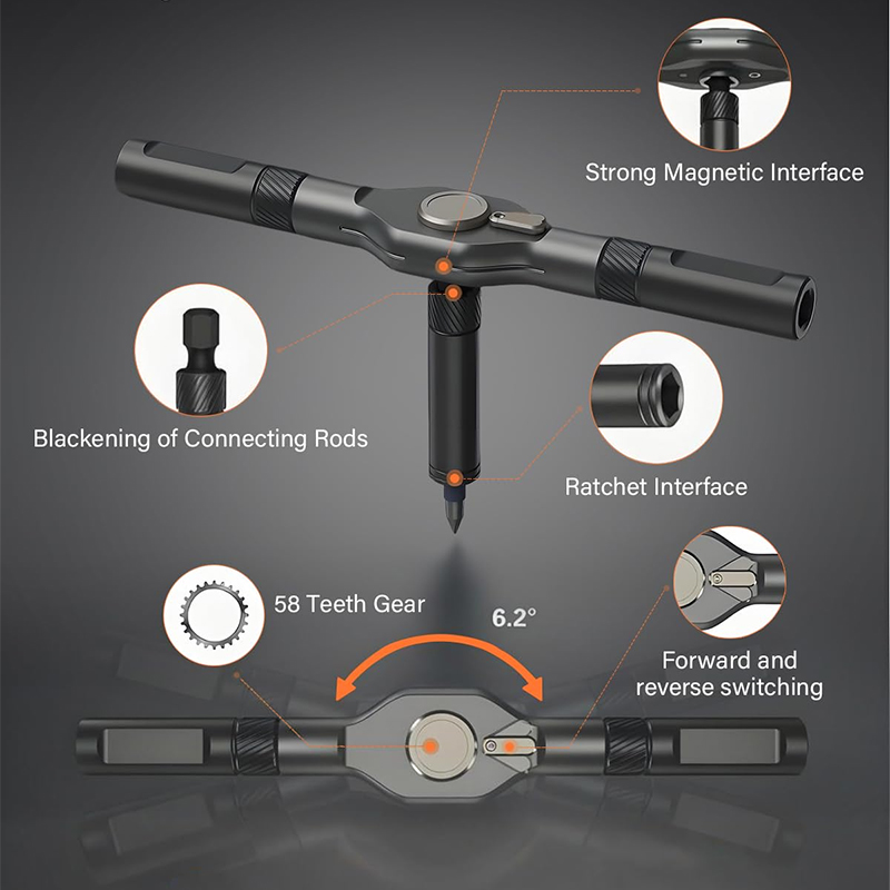 Magnetic Ratcheting Screwdrive - Diy Electronics Repair Kit ulasan dan harga