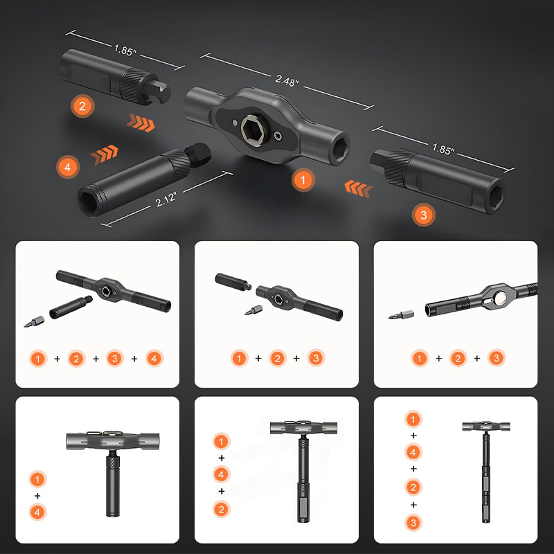 Magnetic Ratcheting Screwdrive - Diy Electronics Repair Kit ulasan dan harga