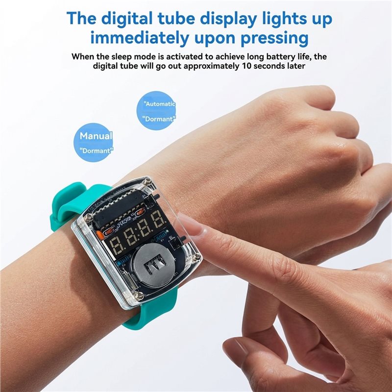 2X DIY Watch LED Watch Electro - Diy Electronics Learning Kit ulasan dan harga