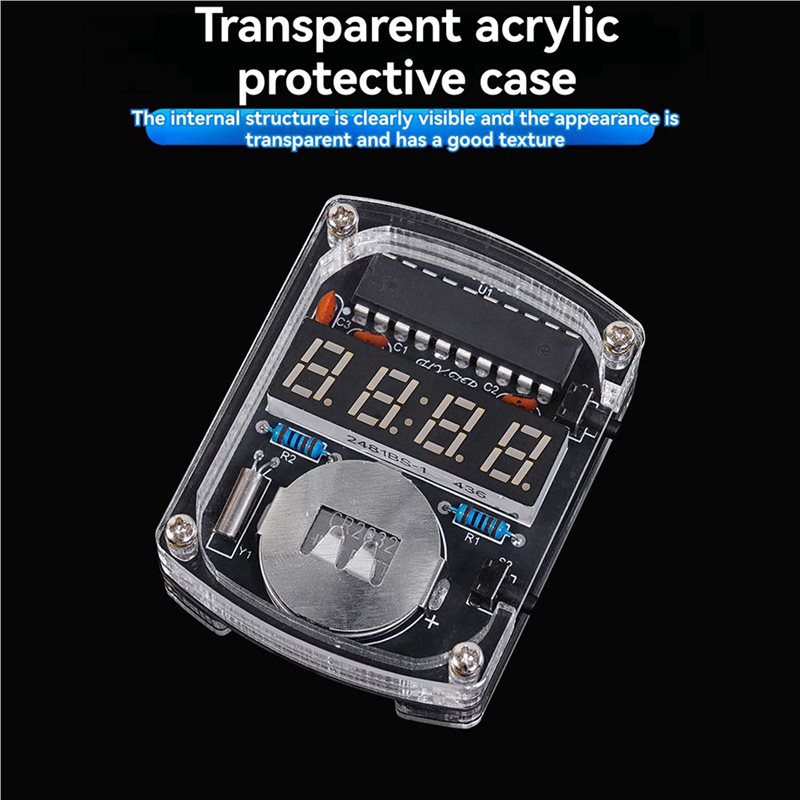 2X DIY Watch LED Watch Electro - Diy Electronics Learning Kit ulasan dan harga