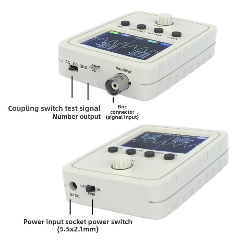 Digital Oscilloscope DIY Assem - Diy Electronics Learning Kit ulasan dan harga