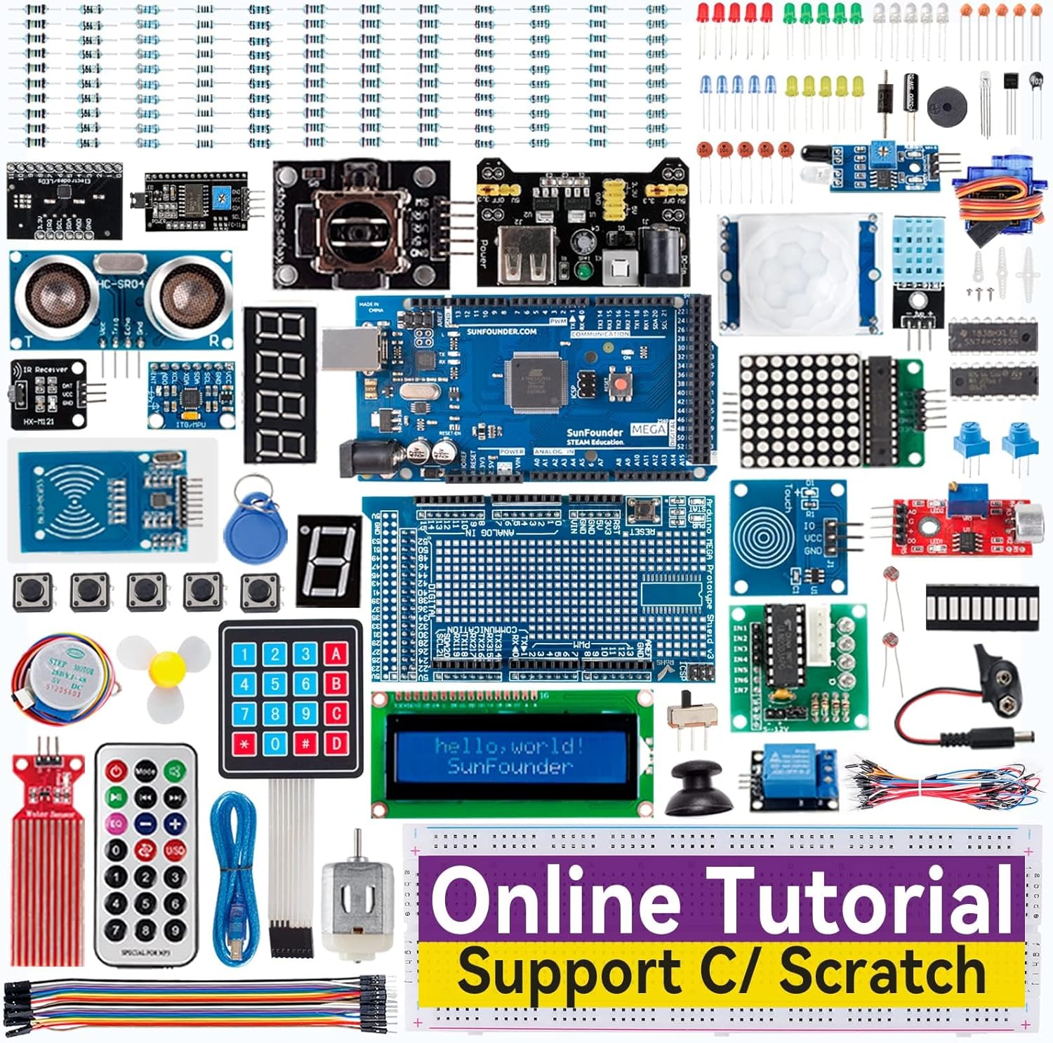 SunFounder Project The Most Co - Arduino Uno Starter Kit ulasan dan harga