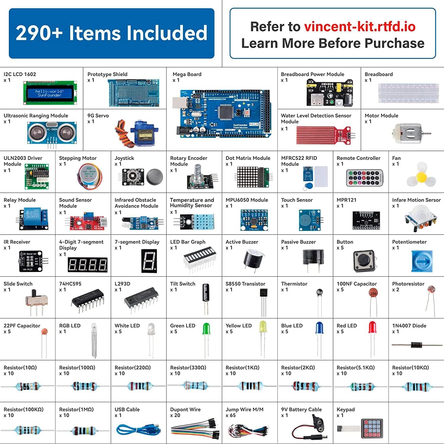 SunFounder Project The Most Co - Arduino Uno Starter Kit ulasan dan harga