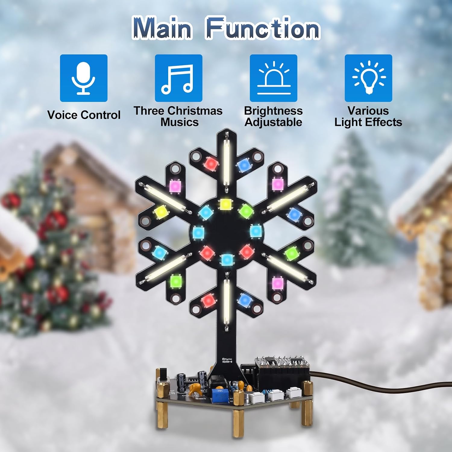 Voice Control Spectrum Light S - Diy Electronics Learning Kit ulasan dan harga