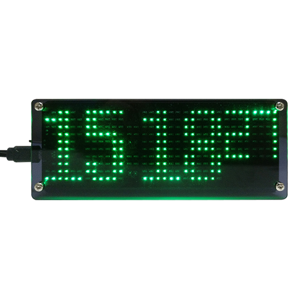 DIY Digital Dot Matrix Clock E - Diy Electronics Learning Kit ulasan dan harga