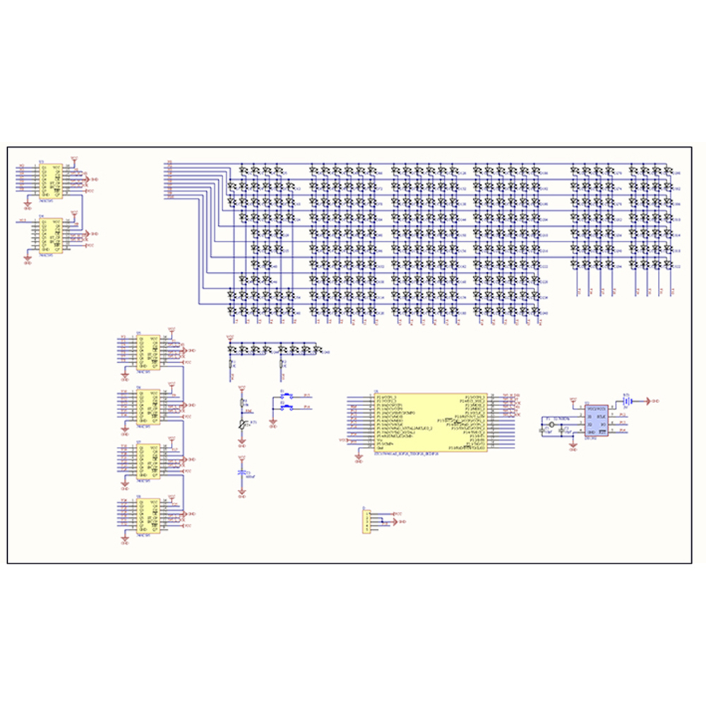 DIY Digital Dot Matrix Clock E - Diy Electronics Learning Kit ulasan dan harga