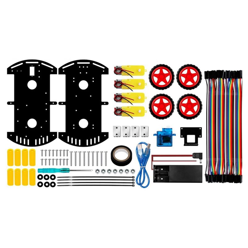 WOWFU-4WD Smart Robot Car Kit  - Arduino Uno Starter Kit ulasan dan harga