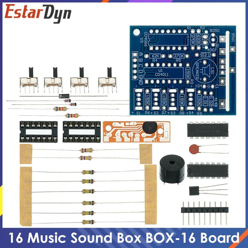 16 Music Sound Box BOX-16 Boar - Diy Electronics Learning Kit ulasan dan harga