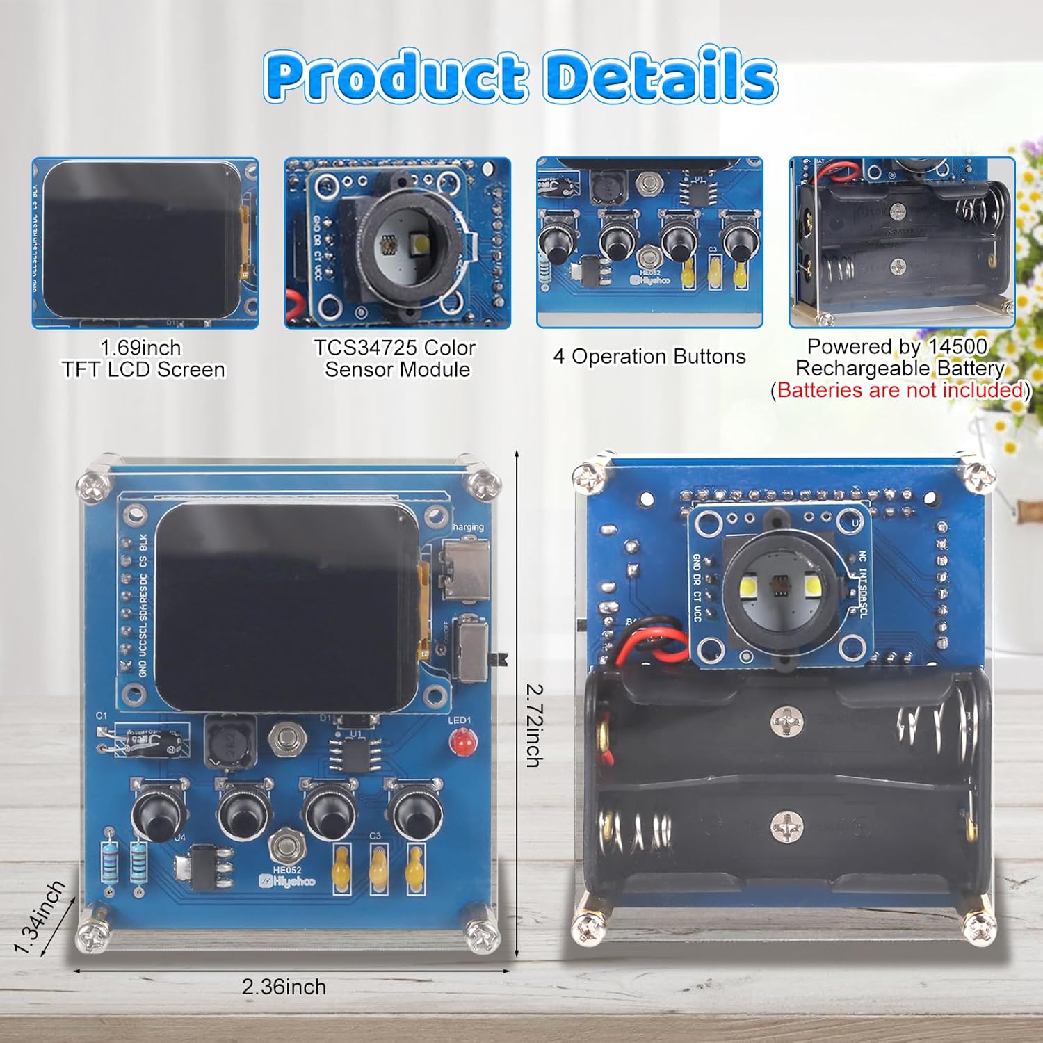 DIY Color Recognition Solderin - Diy Electronics Learning Kit ulasan dan harga