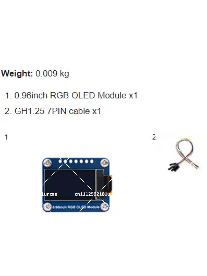 0.96inch RGB OLED Display Modu - Oled Display Module ulasan dan harga