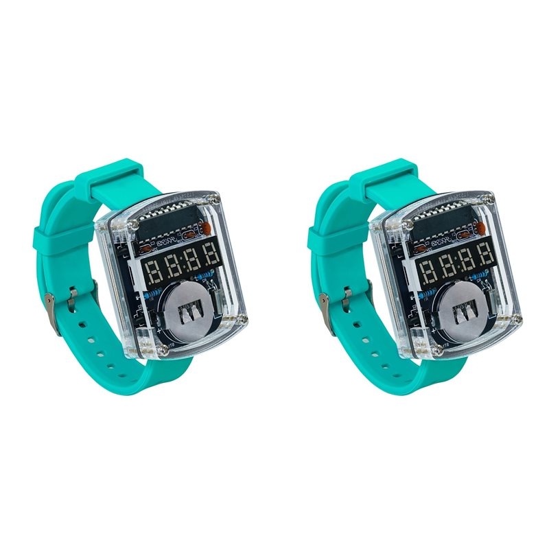 2X DIY Watch LED Watch Electro - Diy Electronics Learning Kit ulasan dan harga