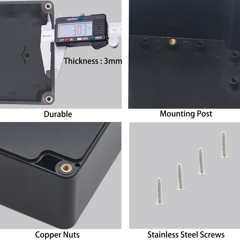 Waterproof Junction Box ABS Pl - Diy Projects With Electronics ulasan dan harga